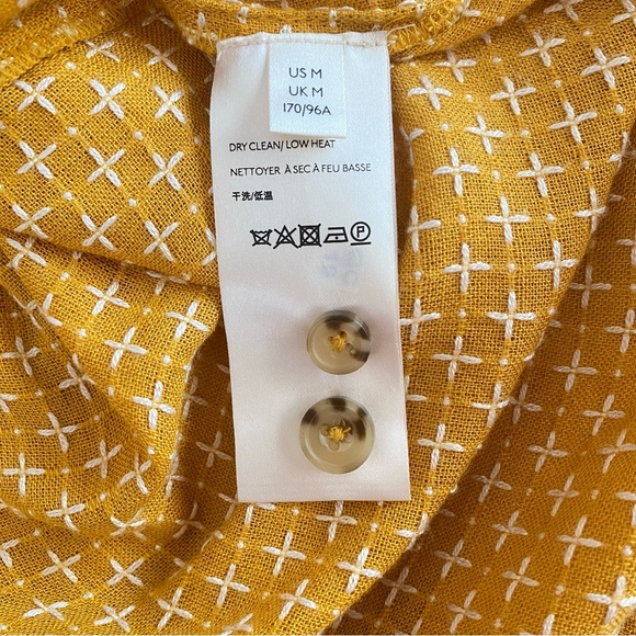 Anthropologie Isadora Button Back Embroidered Top - Picture 3 of 8